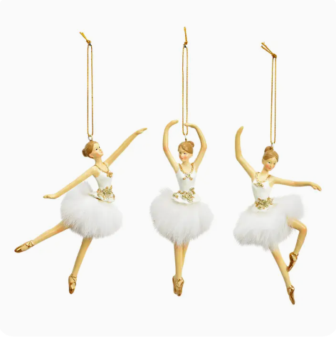 Julepynt ballerina (1 stk)