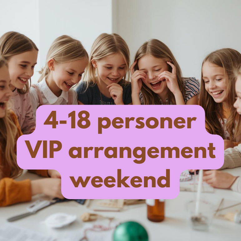 4-18 personers VIP arrangement - per person weekend